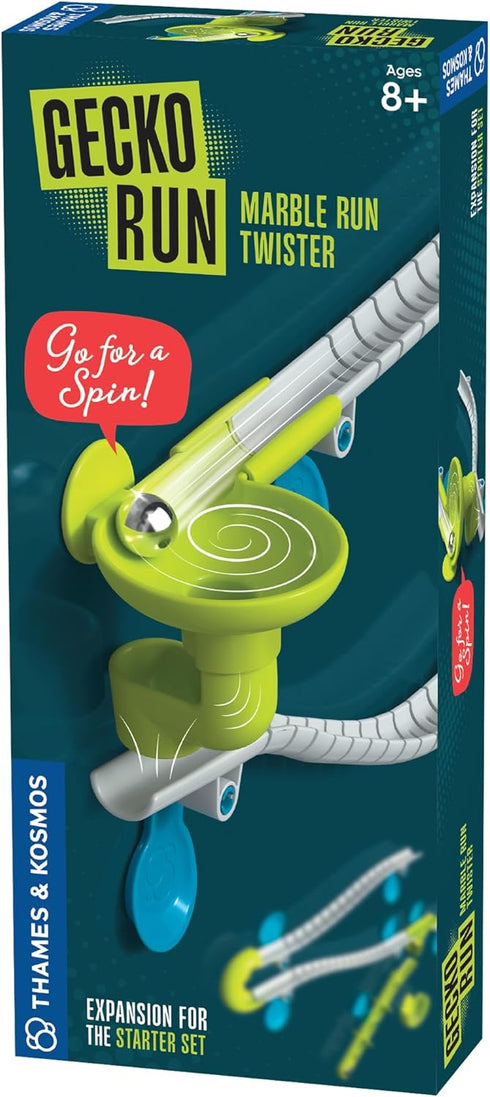 Gecko Run Marble Run Twister Expansion Pack by Thames & Kosmos for Vertical Marble Run Starter Set