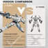 CSDCSD 6-12 Animals Transforming Robots Toy for Kids Deformation Tiger Action Figure Deformation Tiger Model, Portable