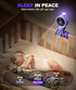 1-100 3800mA TRELC Baby Stroller Fan Large, Bladeless Fans, Oscillating Turbo Desk Fan with LED Display & Night Light
