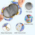 Hippopotamus Round Pacifier Storage Case with Zipper, Portable Pacifier Case for Travel, Diaper Bag & Purse, Pacifier