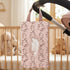 Generic Quilted Baby Wipe Holder Floral Portable Wipes Case for Stroller, Refillable Waterproof Wet Wipes Pouch