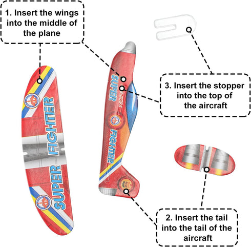Libima 144 Pcs Foam Airplanes Toy for Kids Bulk Glider Planes Outdoor Flying Toys Airplane Party Favors Individually