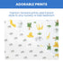 28x52 Inch (Pack 2), Delta Children Fitted Crib Sheets for Girls and Boys - Crib Sheet for Standard Crib and Toddler
