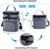 Pack 6 6 9 SFYBYHEART Breastmilk Storage Bag with Ice for Baby Bottles - Expandable Breast Pump Bag with Cooler for Mam