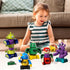 3-5 5-7 Set 3-8 MSKOLER Magnet Robot Toys for Kids - Magnetism Stacking Transform Boys Toys for Ages with Storage Box