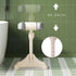 Generic 6-36 40x34x13cm) Baby Bath Stand Adjustable Height Foldable Support Plastic Bathing Rack for Infants Toddlers