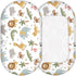 cidobi 1 Pcs Baby Bassinet Sheet, Animal Theme Baby Bed Sheet, Soft and
