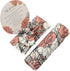 Galabloomer Newborn Receiving Blanket Headband Set, Baby Flower Swaddle (Cocal Almond)