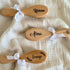 DOYOUWE Set, Set Personalized Newborn Brush Personalised Baby Hair Brush and Comb with Names, Wooden Baby Comb, Soft