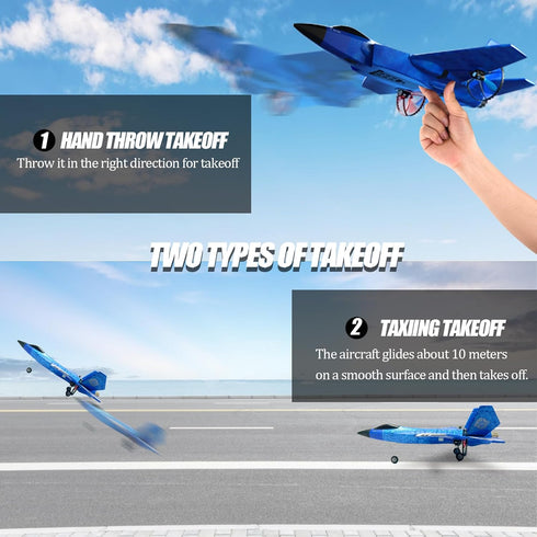 14 Batteries,2 RC Gravity Glider Airplane,Remote Control Airplane for Teen Over Years of Age with CH Foam RC Plane