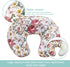 (2 Pack) Floral Minky Slipcover for Nursing Pillow - U Shape Cover for Baby Boy or Girl
