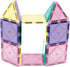CreateOn Crayola Magnetic Tiles, Building Set for Kids, STEM Travel Toys for Ages 3+, 14-Piece Set (Pastel)