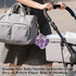 Purple Texture Round Pacifier Storage Case with Zipper, Portable Pacifier Case for Travel, Diaper Bag & Purse, Pacifier