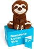 SendAFriend Sam The Sloth Stuffed Animal Care Package, Someone Loves You Box,