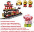583 Set 6+ Building Blocks Toys Pieces Classic Train with Station Construction Brick Education Learning Toys for Kids
