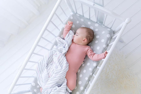 Changing Pad Cover Set - Cradle Sheet 2 Pack, 100% Jersey Cotton Grey Abstract Stripes and Dots by Ely's & Co