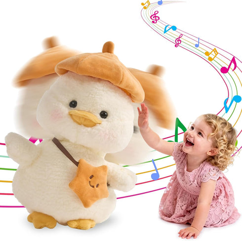 Plush Interactive Talking Duck Toy for Baby Toddler, Toys Boys Girls Gifts