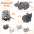 5 Pcs Mouse Stuffed Animals Set - 14'' Large Mommy Rat Plush with 4 Small Mouse Babies for Kids Birthday