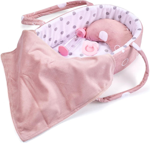 Enjoyin 8 Set 9'' 12'' Pcs Baby Doll Accessories Includes Feeding Bottle, Pacifier, Blanket, Pillow, Tablewares