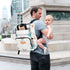 YANENDIE Backpack, Backpack Backpack Bulldogs Teacups Pastel Diaper Bag Unisex Travel Baby Diaper Bags with Stroller