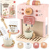 Airlab Kids Coffee Playset Toy Coffee Maker Set for Toddler Wooden Kitchen