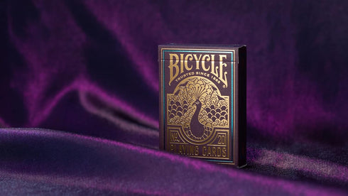 Bicycle Peacock Playing Cards - Purple Cold Foil Premium Deck for Card Games and Magic Tricks