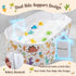 MORAIS 12 Toddler Bathtub Collapsible & Portable, Foldable Baby Bath Tub for Shower & Travel, Dual Drain Plug