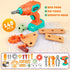 Set 148 Set 3 4 5 6 7 8 VEAIS Kids Tool with Drill, PCS STEM Building Tools with Storage Box Plastic Todder Tool