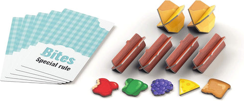 Bites Board Game for 2 to 5 Players, 20 Minute Play Time