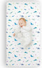 Wildkin 100% Cotton Fitted Crib Sheet Soft & Breathable Fitted Sheet (Shark