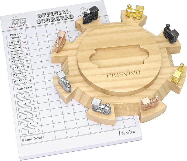 plusvivo Mexican Train Dominoes Accessories, Mexican Train Dominoes Set 3 PCS- 1*