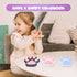 FauKait 1pcs 5.5in (1pcs 5.5in Pink Big Thin Squishy Cat Paw Squeeze Toys,Cute Kawaii Squishies,Cat Paw Fur Ball,Jelly