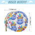 Hippopotamus Round Pacifier Storage Case with Zipper, Portable Pacifier Case for Travel, Diaper Bag & Purse, Pacifier