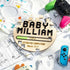 Generic Baby Announcement Sign Custom Gaming Baby Name Signs for Nursery Hospital Newborn Sign Personalized Video Game
