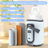 Danisse Portable Bottle Warmer, Baby Milk Warmer for All Bottles, Rapid Heating Accurate Temperature Control with LED
