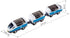 E3728 Set 3 10.63" 1.5" 1.97", 7 Pack Hape Intercity Train Toy, Kids Train Toy with Accessories, x Open/Close Magnetic