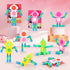 Amplov 28 Pack Valentines Day Gifts for Kids Space Astronaut Robot POP Fidget Spinner Toys with Cards for School
