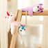 Unicorn Slap Bracelets Wrist Hugger Gift, Stuffed Animals Huggable Plush Toy for Kids and Teens, Pink 8.5"