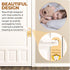 Generic Set Tooth Fairy Box & Door Hanger for Girls and Boys Wooden Tooth Keepsake Box with Fairy Door Sign Tooth Fairy