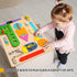 1 2 3 Montessori Busy Board for Toddlers, Wooden Sensory Toys, Preschool Learning Activities for Fine Motor Skills