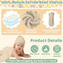 Towels,32"x 32" Flasoo Muslin Hooded Baby Cotton Newborn Bath Towel Muslin Infant Baby Blankets, Soft, Absorbent, Quick