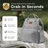Baonee 27 Backpack Large Diaper Bag for Mom: Liters with Changing pad - Insulated Lightweight Travel for Organizing