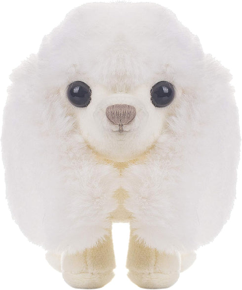 Cream Puppy Dog Stuffed Animal Poodle Plush Soft Toy 4-Inch