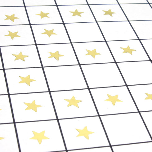 Iconikal 6,000-Count Bulk Metallic Foil Reward Stars Stickers in Blue, Red, Silver, Gold, Green