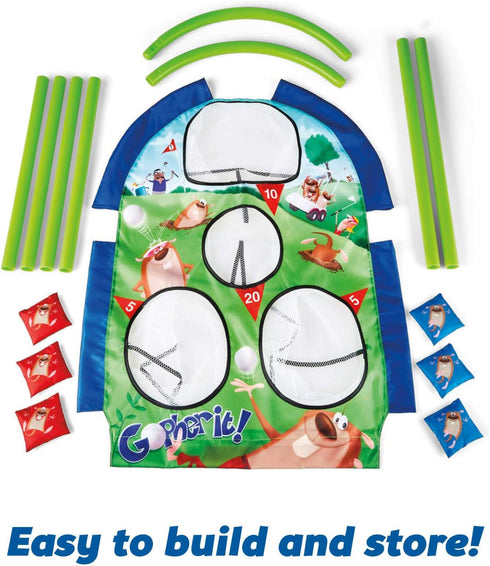 Kidoozie Gopher It Bag Toss, Indoor or Outdoor Toy for Children Ages 3 and Up