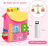 Busy Board - Toddler Backpack with Buckles and Learning Activity Toys for Fine Motor Skills and Basic Life Skills
