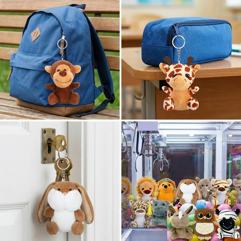 Arrozon 12 4.5 Inch Pcs Small Stuffed Animals Bulk, Mini Stuffed Animals, Kindergarten Graduation Gifts, Classroom