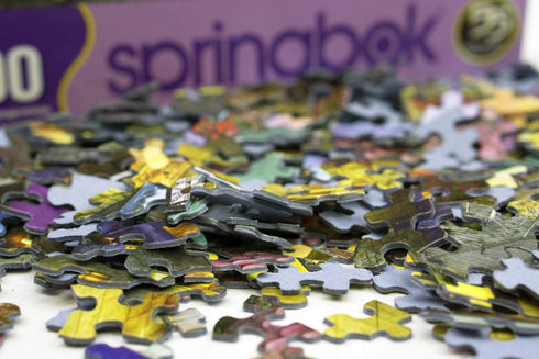 Springbok's 500 Piece Jigsaw Puzzle - Evening at The Lake, Made in USA