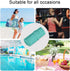 Haskirky 2 Soft Turquoise Pcs Cloth Diaper Wet Dry Bags,Waterproof and Washable Bag for Travel Reusable Wet Bag
