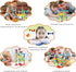 50Pcs Marble Run Set Building Blocks with 30 Glass Marbles for Kids, Girls, Boys Toys, Educational Race Game